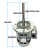 马达电机1P高温火牛工业烤箱鼓风风机380V750W加长轴电机风轮 电机配10寸风轮250110
