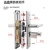 驼铃纵横 AQQJ0029 门锁木门锁卧室门锁室内门锁通用型房间门锁免改孔锁具 58可调面板-配175锁体