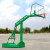 户外篮球架成人训练标准学校篮球框移动式成年篮球架家用室外 220mm绿色圆管地埋加强型/只