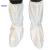 OIMG适用于一次性透气膜靴套蓝贴条高筒鞋套防水防油加厚隔离防护无纺布脚套 透气膜绑带款（1双） 均码