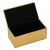 金诗洛 K5345 皮革纸巾盒 酒店银行售楼处PU皮质抽纸盒 黑色羊皮纹24*12*9.5cm