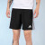 阿迪达斯 （adidas）男裤 夏季新款梭织三条纹五分裤运动裤训练休闲舒适透气短裤 GN5776/梭织快干/三条纹 L