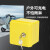 承琉塑料室外86型防水插座盒明装电瓶车充电电源面板带锁防盗电保护箱 黄色塑料款空盒