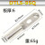 定制国标单双孔钎焊铜铝接线端子-16-400mm铜铝线鼻子线耳线皮子 钎焊双孔DTLQ-95(10只)