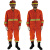 宏兴（HongXing）DA-017分体抢险救援服消防员耐磨抢险救援定做橘红色（上衣+裤子）M码
