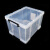 意森亚搬运透明箱存储物品箱 30L