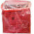 水溶性防感染织物处置袋双层医院洗衣袋桔红色垃圾袋大中 双层水溶袋-71x86-小号20个 默认1