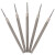 丹斯提尼三角锉刀高碳钢锉刀金属打磨工具磨锯锉小挫刀木工搓粗齿 12寸三角锉 中齿