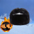 钢米 冬季防寒棉安全帽 保暖ABS安全帽工地建筑劳保棉帽雷锋帽 黑色PU普通款