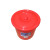 珠塑 塑料提水桶 加厚耐用圆形收纳桶 清洁洗衣桶 大容量水桶 带盖（25个/组） 18L/个