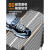 伸缩梯子升降工程梯铝合金便携人字梯多功能不锈钢折叠梯加厚 加厚钢管直梯5.5米