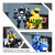 展高（JUMPGO）迷你特工队X玩具恐龙力量变形机器人男孩礼物超变擎龙机甲特古斯