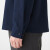 无印良品 MUJI 男式 新疆棉 法兰绒 立领衬衫 19AC775 海军蓝 L