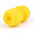 海斯迪克 HKWT-1 黄色塑料快接 水管接头 软水管快速接头 花园延长水管活接 6分