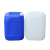 Denilco 方形塑料化工桶加厚油桶水桶实验室废液桶堆码桶 蓝色 28L
