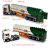 JING BANG大号合金车模天然气运输车工程车模型卡车油罐车半挂货车玩具 绿色 液化天然气运输车 带人偶