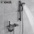 科勒（KOHLER）全铜恒温浴缸花洒套装家用浴室洗澡枪灰色现代简约数显淋浴套装 恒温枪灰套装