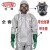 重型杜邦F级全套带面罩 生化实验防毒 防核辐射废气  防化服 新款 XL码 含衣服 面具 手套 180以上