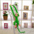 薇欧漫阿贝贝玩偶绒毛猴子手工吉祥物小会叫可爱挂件吊猴毛绒玩具儿童 绿色 从手到尾巴70厘米（单猴会叫）