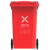 科力邦KB5101户外垃圾桶红色新国标分类垃圾桶大号加厚240L(1个)