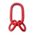 吊环强力环子母环大小环吊索具配件吊具吊装工具吊车圆环 子母环35吨