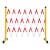 准航 伸缩围栏杆 玻璃钢折叠隔离带 可移动电力施工绝缘围网安全护栏 红白管式1.2x2.5米