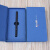 中国风创意雕刻檀木黑色签字笔礼盒0.5mm中性笔长 素面(刻字)