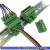 轨道式免焊对接XK2EDG-UVK-5.08MM对插拔式接线端子插头插座2P24P 3P UVK插座+KA插头
