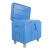 滚塑箱 干冰储存箱专用超大容量320L滚塑保温冷藏耐负80度低温带 320升蓝色(可装250KG干冰)