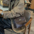 酷奇袋鼠（KUQIDAISHU）包包2023新款真皮手提包女士质感软牛皮手拎包大容量单肩斜挎女包 咖啡色