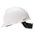 驭舵梅思安豪华型安全帽工地施工领导建筑工程头盔透气男 白色 标准型PE超爱戴