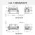 矩形插座重载连接器热流道配件HA-016-M/F10-16-32芯10A针孔插件 HA010M 10芯公芯