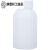 白色小药瓶空瓶子便携迷你塑料装药瓶带盖密封分装瓶小样胶囊样品 250毫升100个