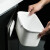 百露厨房垃圾桶壁挂式家用创意悬挂垃圾分类收纳筒橱柜门挂式纸篓 矮款(灰色)