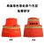 环卫马甲反光背心环卫工作服反光衣马夹保洁工人园林绿化印字 橘红色环卫帽 XL