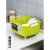 惢琪 洗水果盆洗菜盆沥水篮塑料大号厨房可移动水槽洗碗 1ml 白色洗菜盆