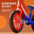 儿童平衡车滑步车无脚踏宝宝学步车自行车单车溜溜车2-3-6岁 12寸镁合金钛空轮蓝色