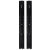 CLCEY黑精钢抽屉轨道三节滑轨反弹衣柜橱柜滑道轨阻尼缓冲推拉导轨 40宽家装黑钢三节滑轨10寸22.5cm