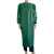 慎固防水罩衣防污耐油厨房水产养殖长款围裙 加厚品质款 绿色 大号