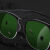 电焊眼镜二保焊护眼焊工专用防打眼防强光防电焊光防电弧脸部防护 墨绿色单幅 无规格