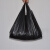 大中黑色塑料袋垃圾袋背心袋方便袋购物打包袋手提袋胶袋批发 40*58亮黑加厚100个