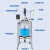 双层玻璃反应釜实验室加热搅拌定制配件1L5L10L20L50L100l 不锈钢双层50L