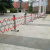 梓萤岔不锈钢伸缩围栏隔离栏学校医院护栏道路户外施工可移动折叠栏栅栏 1.2*5米带万向轮