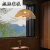 新中式竹编餐厅客厅简约创意复古侘寂风灯笼禅意茶室竹艺日式吊灯 直径45CM(带球)