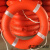 救生圈架船用救生圈支架挂架304不锈钢救生圈架子救生圈固定挂架 2.5KG救生圈(船级社CCS证书)