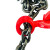万尊 卸钢筋专用吊具4T4m起重链条吊钩吊环吊装工具
