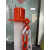 定制护栏围栏杆排队工地安全可移动警示柱链条停车警戒线室内外 6柱25米套装红白+悬挂警示牌 挂