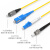 利合光电（LHG）光纤跳线SC-ST单模万兆单芯光纤线缆跳纤3.0尾纤监控光跳线 5米