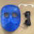 等离子切割机面罩 电焊面罩防护罩头戴式轻便氩弧焊工面具全脸防 PC面罩+黑、灰、透明3色+绑带