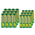 超霸（GP）电池绿色5号7号AA/AAA电池无汞环保碳性电池适用于电视机空调遥控器儿童电动玩具闹钟等 五号12节+七号12节 x1